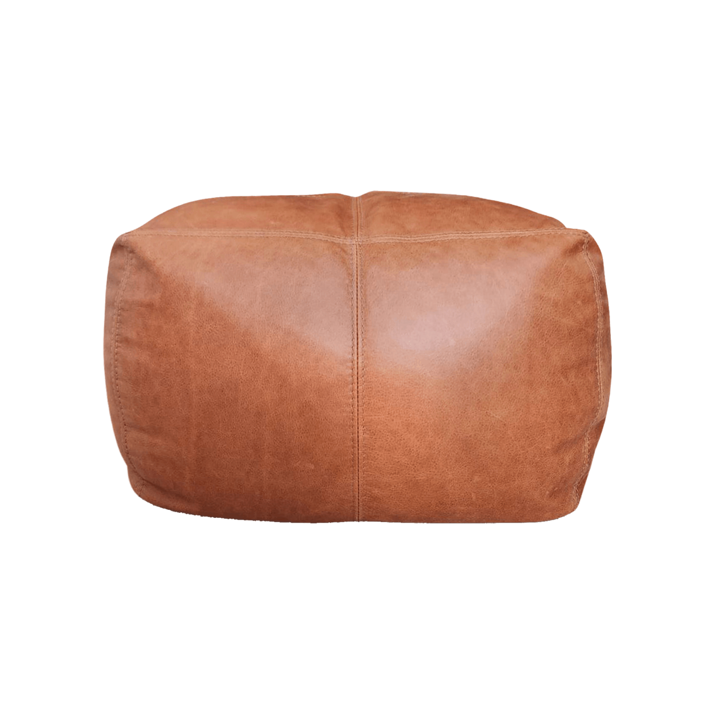 The Footsie - Ottoman - Leather - Tan